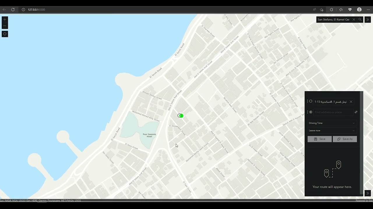 Basic Routing using ArcGIS JavaScript API