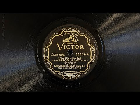 Lady Luck • Johnny Hamp's Kentucky Serenaders (EMG Mark IX Gramophone)