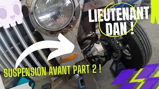 Lieutenant DAN ! 1948 willys k24 turbo.. Fabrication de la suspension indépendante avant! PART 2