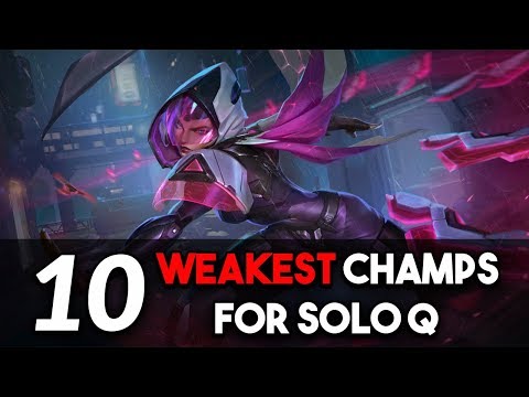 10 Worst Champions For Solo Queue End Of Season 9