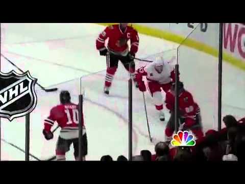Pavel Datsyuk breakaway goal vs Chicago Blackhawks