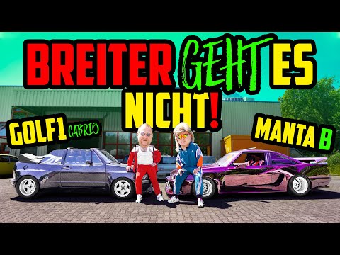 ZURÜCK in die 80er! - VW Golf 1 Cabrio & Opel Manta B - Marco & Hagen unterwegs in DORTMUND!