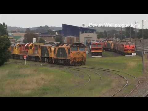 G534 hauling 42103, 3101, 3104, 2206 and 3122- January 2015