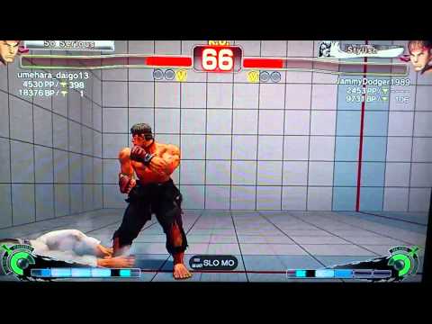 Umehara_Daigo13 VS JammyDodger1989 (SSFIV-AE)