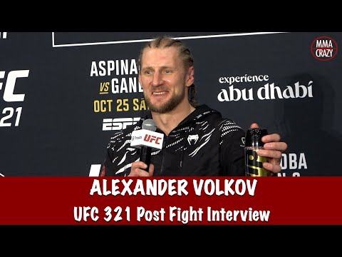 Alexander Volkov believes Jailton Almieda’s inactivity lost him the fight at UFC 321