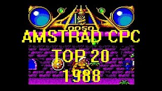 Amstrad CPC - Top 20 games (1988)