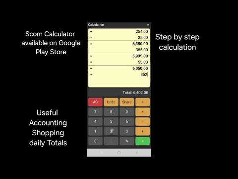 Scom Calculator