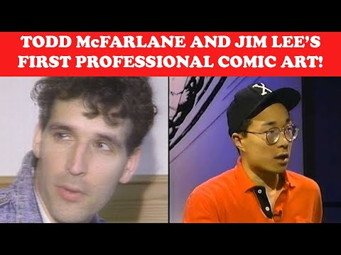 Jim Lee and Todd McFarlane's First Professional Comic Art Jobs! Inspiring How Far They've Come.