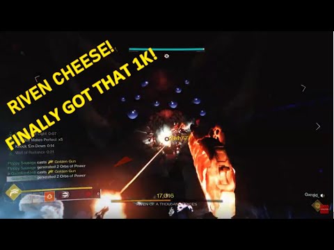 RIVEN CHEESE! How to kill riven in 2021 #Destiny 2