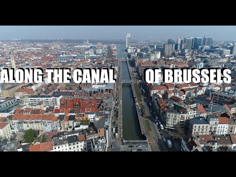 Bruxelas | Ao longo do canal | Drone | 4K