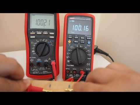 BM869s vs UT171B resistor measurement speed