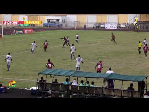 LEGON CITIES 1 - 1 BEREKUM CHELSEA   202223 BETPAWA PREMIER LEAGUE.