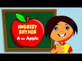 A For Apple Nursery Rhymes Popular Nursery Rhymes For Children Best Songs For Kids
