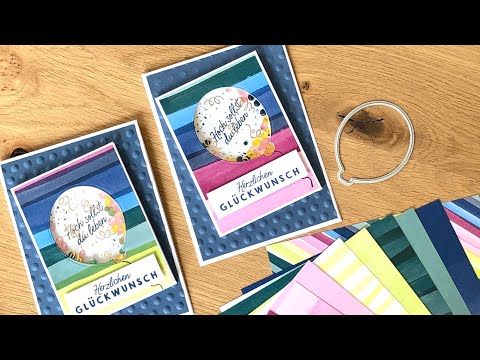 Bezaubernde Ballons von Stampin`Up! / Schüttelkarte/ Shaker Card / Tutorial/ Bastelanleitung