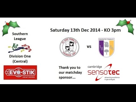 ST IVES TOWN VS DAVENTRY TOWN 13/12/14