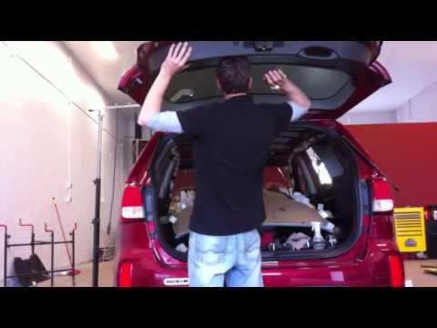 One man SUV hatch removal