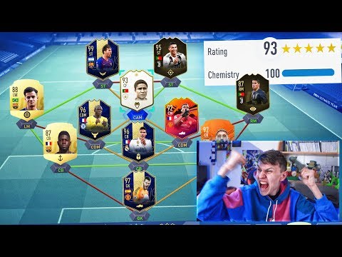 193 RATED!! - FIFA 19 BREAKING 193 FUT DRAFT WORLD RECORD