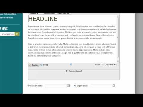 07. RadEditor Overview - DNN Video Tutorial - Embolden