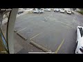 Man narrowly misses being hit by saw blade flying through the air