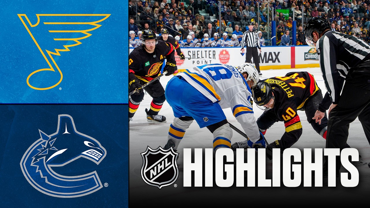 Blues vs. Canucks | NHL Highlights | March 21, 2026