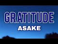 Gratitude Asake (Lyrics)