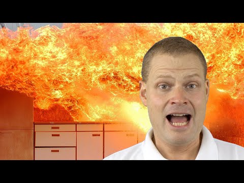 Fettexplosion und brennendes Speiseöl mit fatalen Folgen🔥#BrandschutzEinfachErklärt