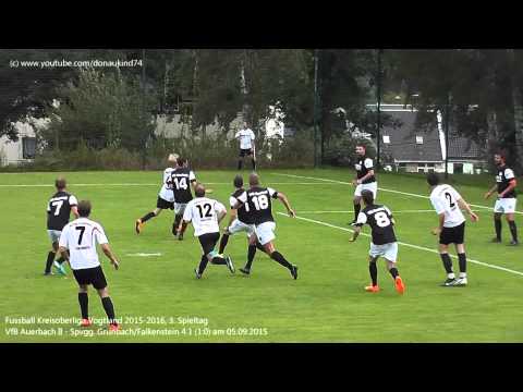 Vogtlandliga: VfB Auerbach II - Spvgg. Grünbach/Falkenstein 4:1 (1:0) am 05.09.2015