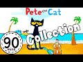 Pete The Cat Pete At The Beach 90 Mins Collection KittyCatCollection English Story Book