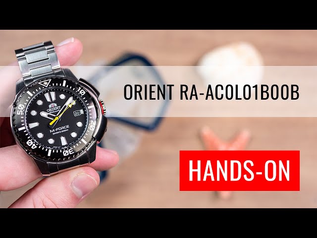 ساعة أورينت إم فورس أوتوماتيكية رجالية - RA-AC0L01B00B.B