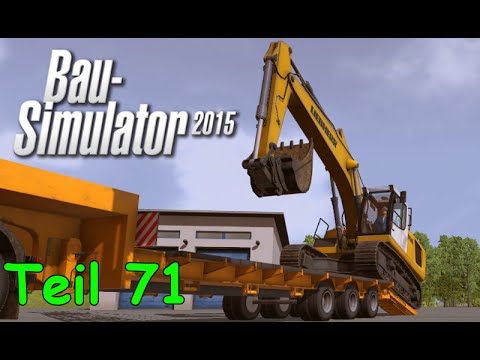 Let's Play Bau Simulator 2015 Teil 71 - Transport des Raupenbaggers | Liongamer1