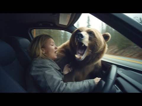 Woman Gets DRAGGED Out of Car by Grizzly Bear...