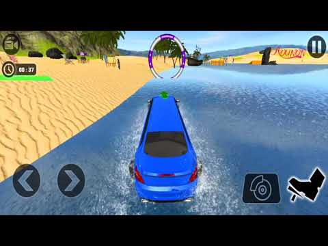 Beach Water Surfer Limousine Car Driving Simulator | Android iOS Gameplay | #1