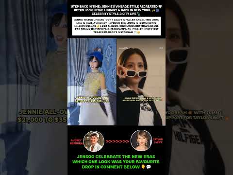 Jennie tiktok Hit after 24hours & jisoo Collab in tommy highler New campaign✨#jennie#jisoo#gigihadid