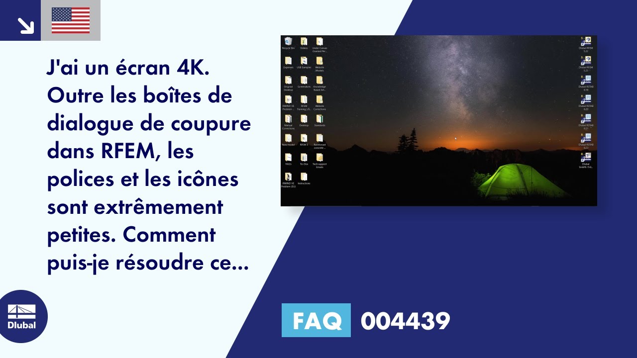 FAQ 004439 | J&#39;ai un écran 4K. En plus des boîtes de dialogue, les polices et les icônes sont extrêmement petites ...