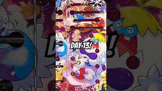 Opening the 2025 Pokémon Holiday Calendar! - Day 13! #pokemon #pokemontcg #pokemonshorts #stickers
