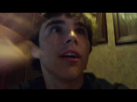 Michael tells a joke to Alex Lane