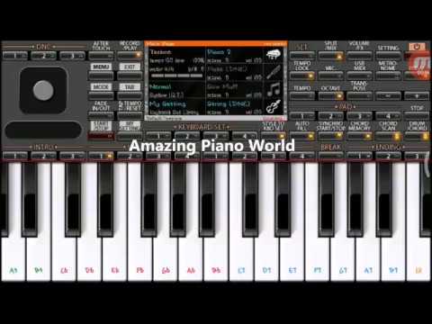 Jeeta Tha jiske liye | mobile piano tutorial on ORG