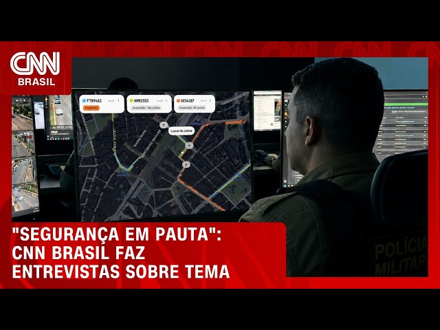 CNN Brasil faz entrevistas sobre segurança pública; veja cronograma | CNN AGORA