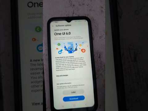 Samsung Galaxy A14 5G One UI 6.0 Software Update #shorts #samsunga14