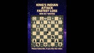 King's Indian Attack | Fastest Loss | Chess Openings | Chess Tricks | Chess Game | Learn Chess
