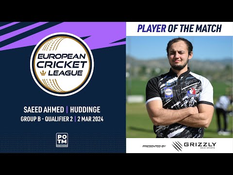 POTM: S.Ahmed - WIM vs HUD | Highlights | European Cricket League 2024 | 2 Mar 2024 | ECL24.027