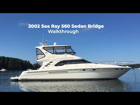 2002 Sea Ray 560 Sedan Bridge Slim Smitty Video
