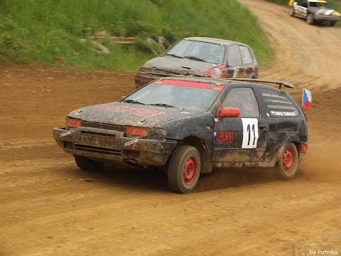 Rallycross Domažlice 3.rozjížďka 24.5. dojezd bez kola