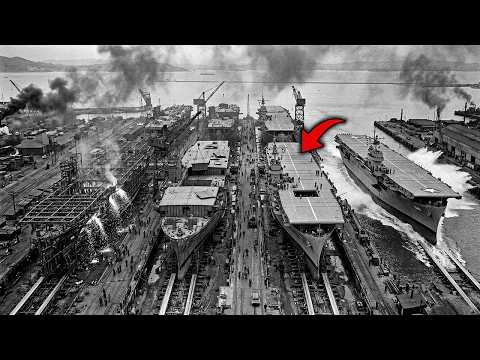 The Secret Shipyard That Launched A New Aircraft Carrier Every 5 Days For 21 Months
