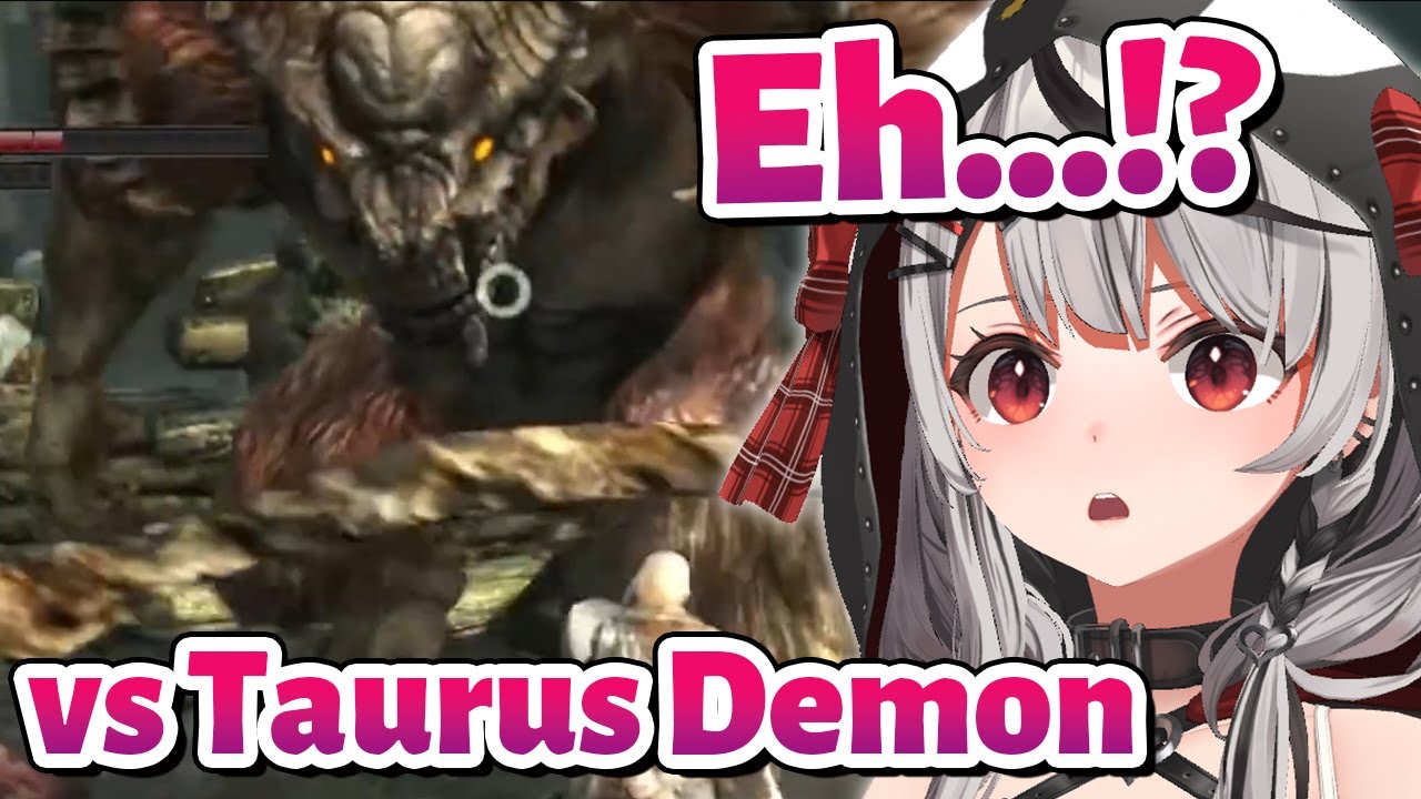 Chloe defeats the Demon by Lucky【DARK SOULS  REMASTERED/Hololive Clip/EngSub】