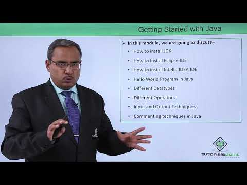 Java Essentials Getting started with java