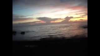 preview picture of video 'Sunset View Along the Sea Coastline Road of Ilocos Sur (Part1)'
