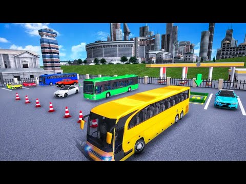 Army Bus Parking Game 3D #4 - Army's Bus Driving Simulator 2020 - New Levels Unlocked - #BusGames
