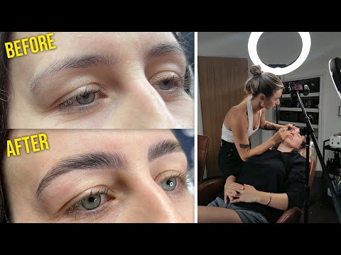 The Most Satisfying Brows I've Ever Fixed [Brow Lamination Training]