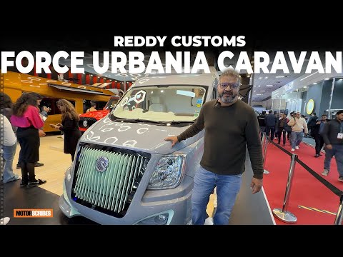 Force Urbania Customised into a Camper Van! | Bharat Mobility Expo 2025 | Reddy Customs